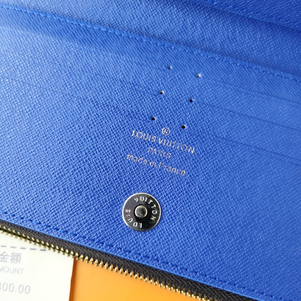 LVコピーウォレット素材ディテール